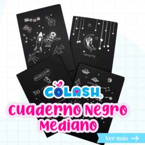 CUADERNO NEGRO MEDIANO