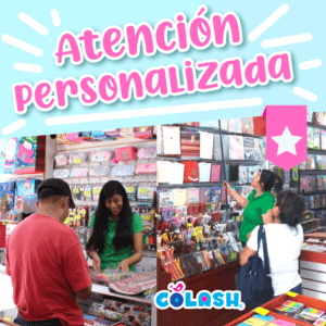 Todas las compras son personalizadas y cada cliente es atendido por una vendedora personal que lo apoya en toda su compra ya sea en tienda física o virtual.