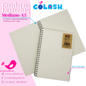 CUADERNO LETTERING MEDIANO